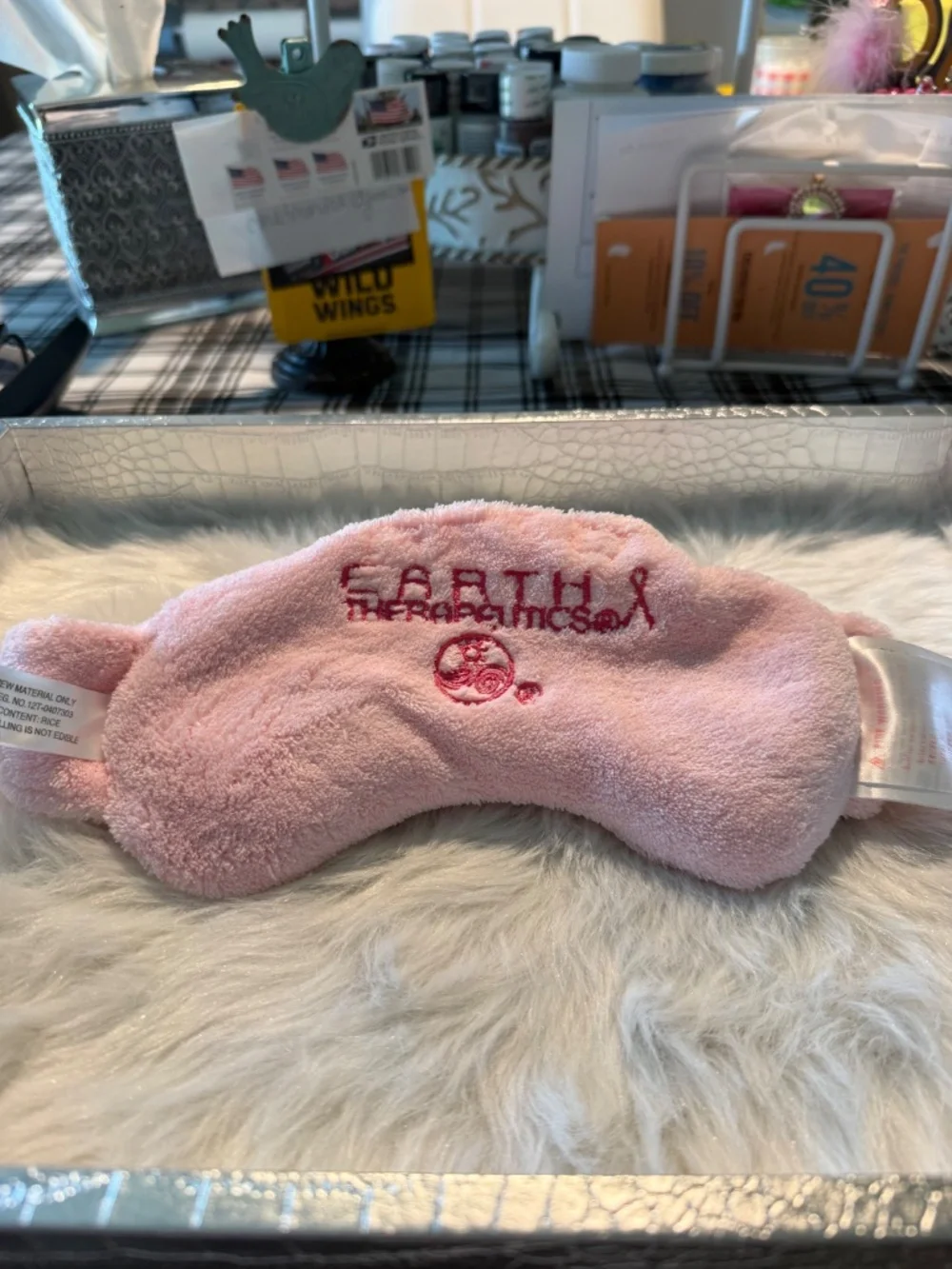 Earth Therapeutics Face Anti-Stress Sinus Pillow - PINK - Picture 2 of 4